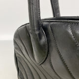 【6ie7243】シャネル トートバッグ Vステッチ ラムスキン ブラウン ゴールド金具【中古】レディース