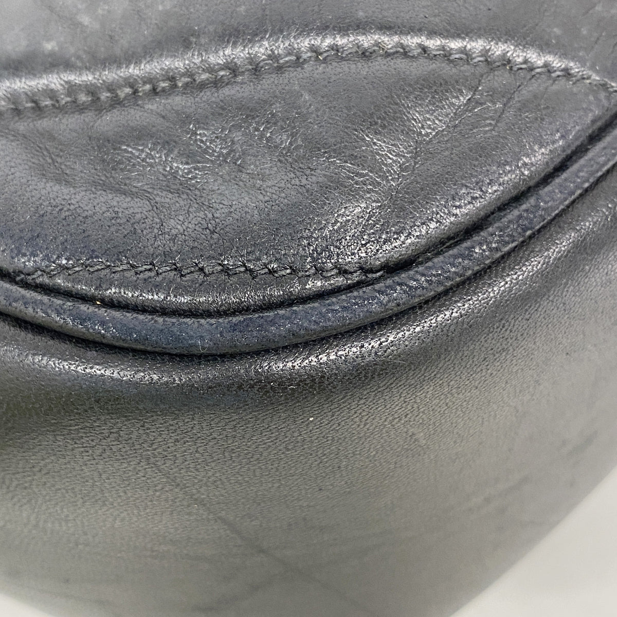 【6ie7243】シャネル トートバッグ Vステッチ ラムスキン ブラウン ゴールド金具【中古】レディース