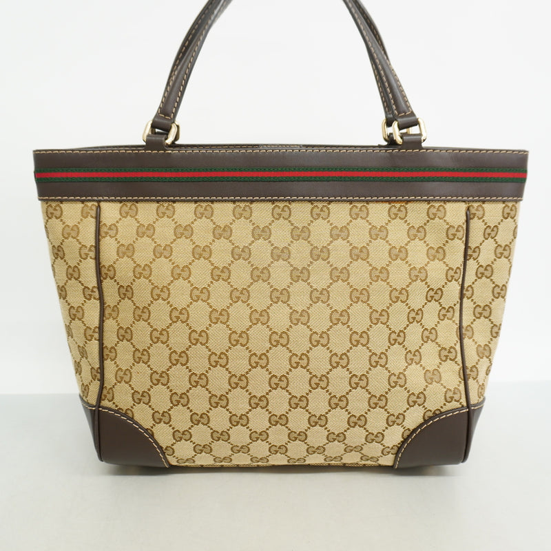 【6ie7260】グッチ トートバッグ GGキャンバス プリンシー 257061 キャンバス ブラウン シャンパンゴールド金具【中古】レディース