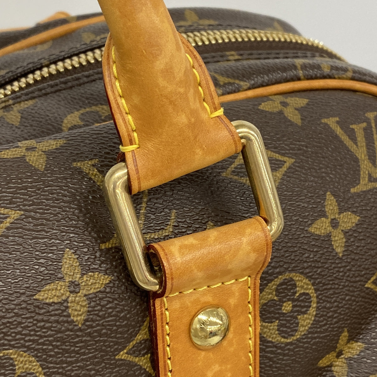 【6ie7266】ルイヴィトン ボストンバッグ モノグラム キャリーオール M40074 ブラウン【中古】メンズ レディース ユニセックス