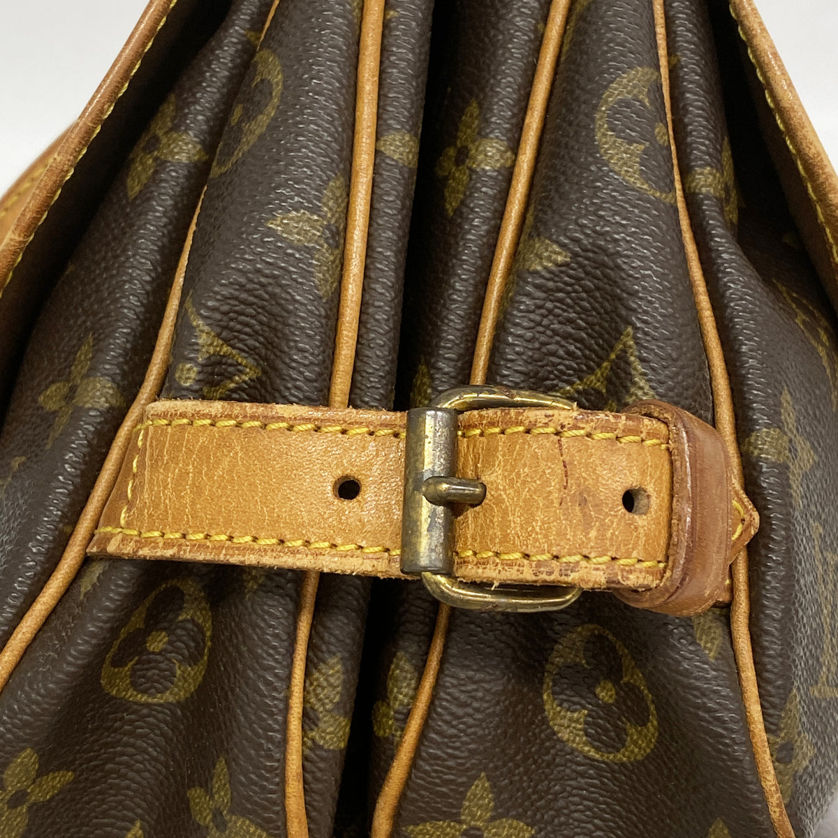 【6ie7269】ルイヴィトン ショルダーバッグ モノグラム ソミュール30 M42256 ブラウン【中古】レディース