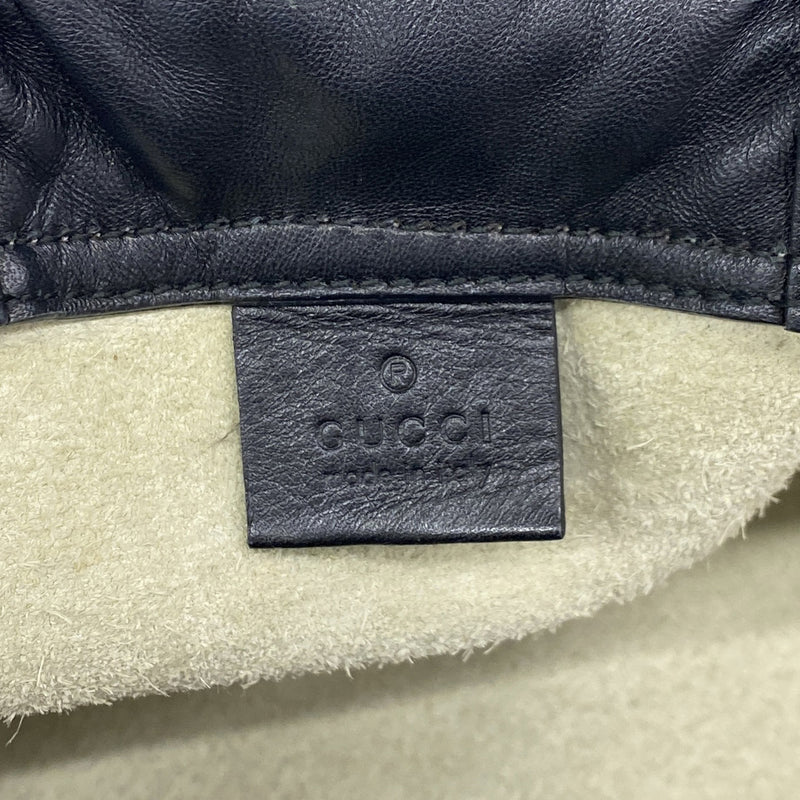 【6ie7282】グッチ リュック・デイパック ドローストリング 494053 レザー アイボリー【中古】レディース