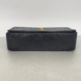 【6ie7283】シャネル ショルダーバッグ マトラッセ チェーンショルダー ラムスキン ブラック ゴールド金具【中古】レディース