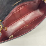 【6ie7283】シャネル ショルダーバッグ マトラッセ チェーンショルダー ラムスキン ブラック ゴールド金具【中古】レディース