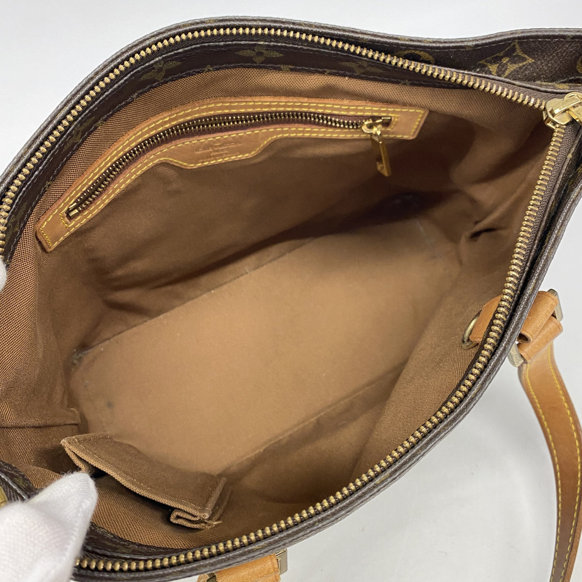 【6ie7285】ルイヴィトン トートバッグ モノグラム カバピアノ M51148 ブラウン【中古】レディース