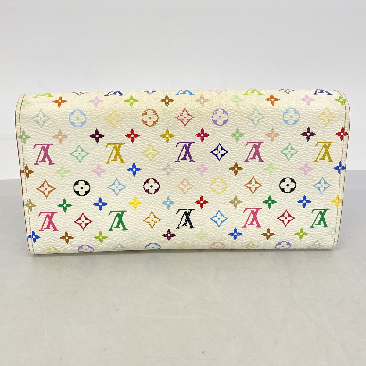 【6ie7287】ルイヴィトン 長財布 モノグラム・マルチカラー ポルトフォイユサラ M93744 ブロン/リッチ【中古】レディース