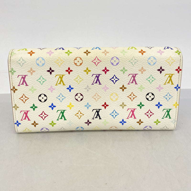 【6ie7287】ルイヴィトン 長財布 モノグラム・マルチカラー ポルトフォイユサラ M93744 ブロン/リッチ【中古】レディース