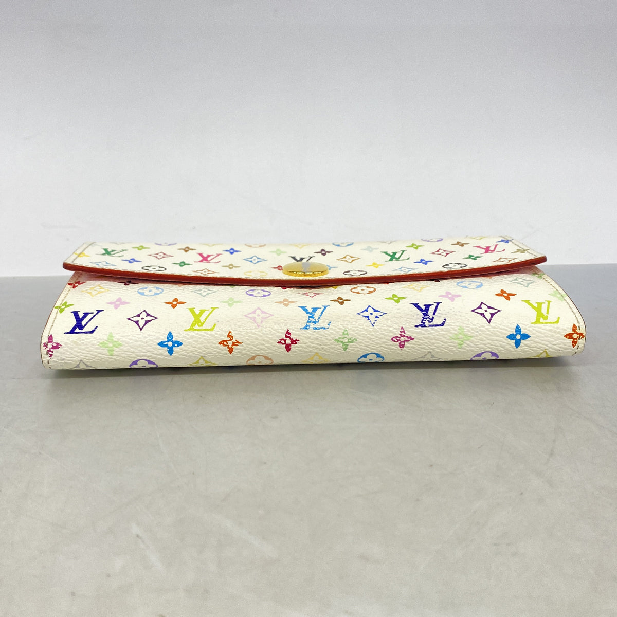 【6ie7287】ルイヴィトン 長財布 モノグラム・マルチカラー ポルトフォイユサラ M93744 ブロン/リッチ【中古】レディース