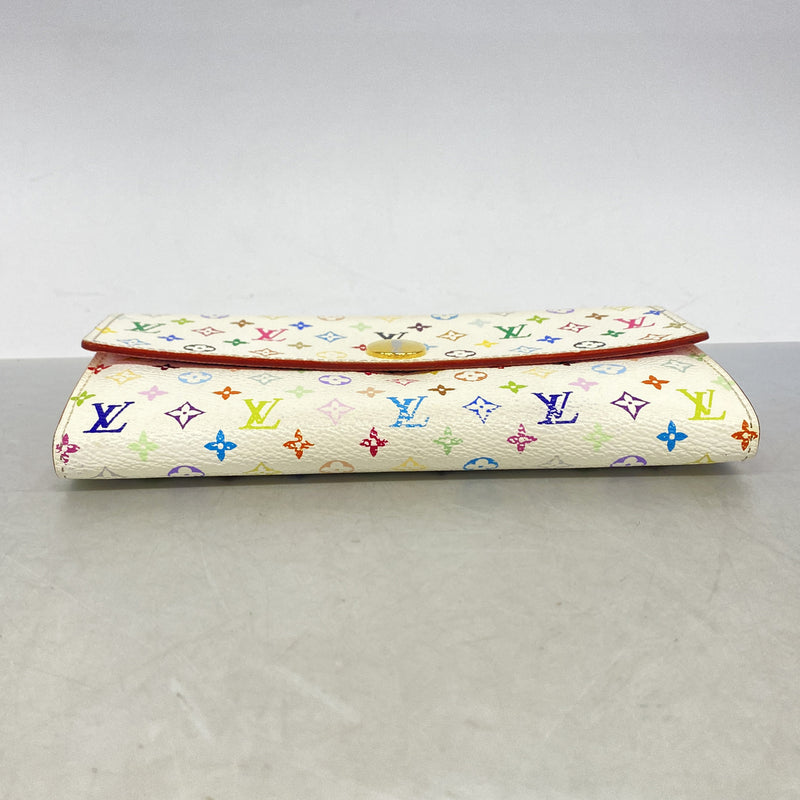 【6ie7287】ルイヴィトン 長財布 モノグラム・マルチカラー ポルトフォイユサラ M93744 ブロン/リッチ【中古】レディース