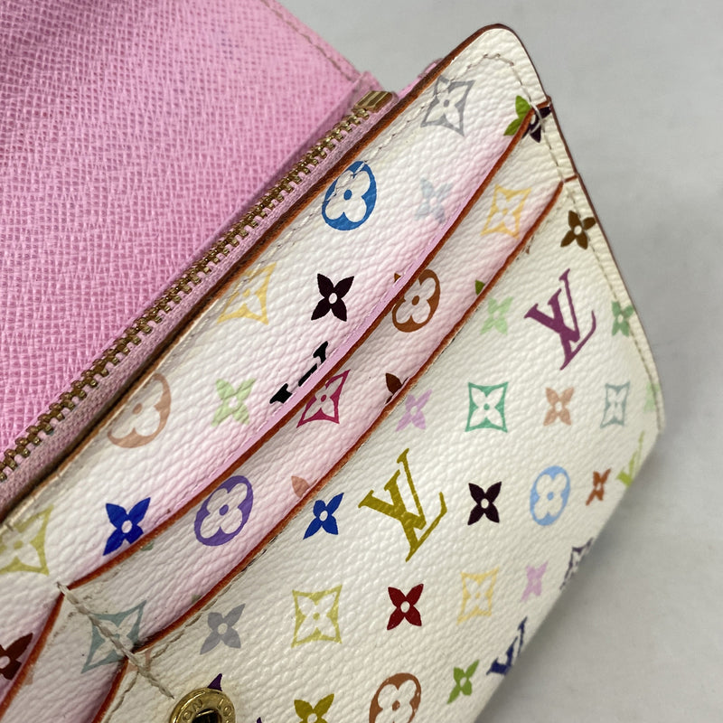 【6ie7287】ルイヴィトン 長財布 モノグラム・マルチカラー ポルトフォイユサラ M93744 ブロン/リッチ【中古】レディース