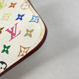 【6ie7288】ルイヴィトン コインケース モノグラム・マルチカラー ポシェットクレ M93734 ブロン/リッチ【中古】レディース