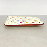 【6ie7288】ルイヴィトン コインケース モノグラム・マルチカラー ポシェットクレ M93734 ブロン/リッチ【中古】レディース