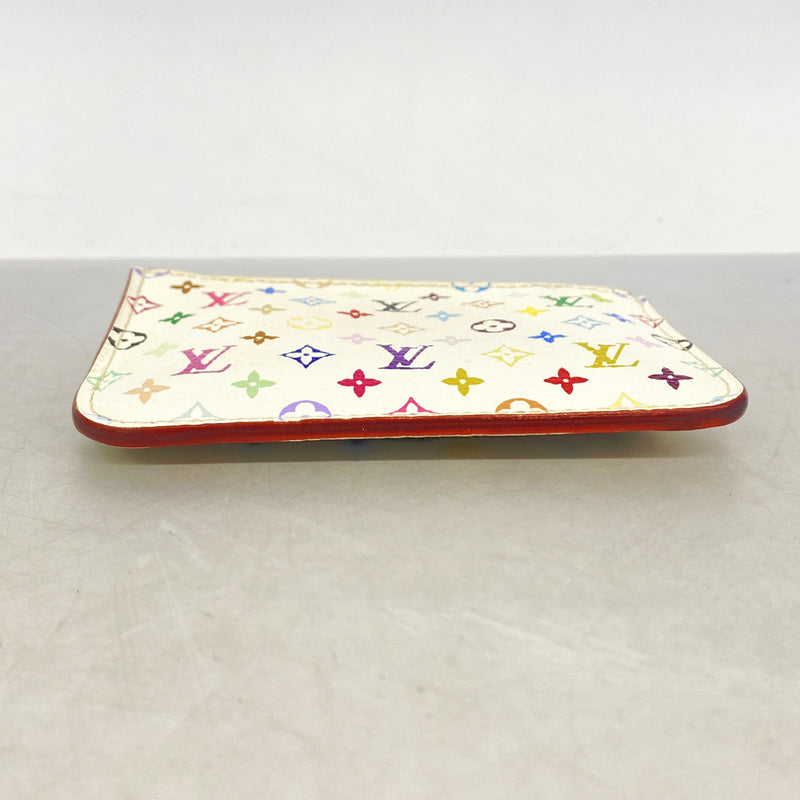 【6ie7288】ルイヴィトン コインケース モノグラム・マルチカラー ポシェットクレ M93734 ブロン/リッチ【中古】レディース