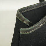 【6ie7291】エルメス トートバッグ ガーデンパーティTPM トワルオフィシエ ブラック シルバー金具 □H刻印 2wayバッグ【中古】レディース