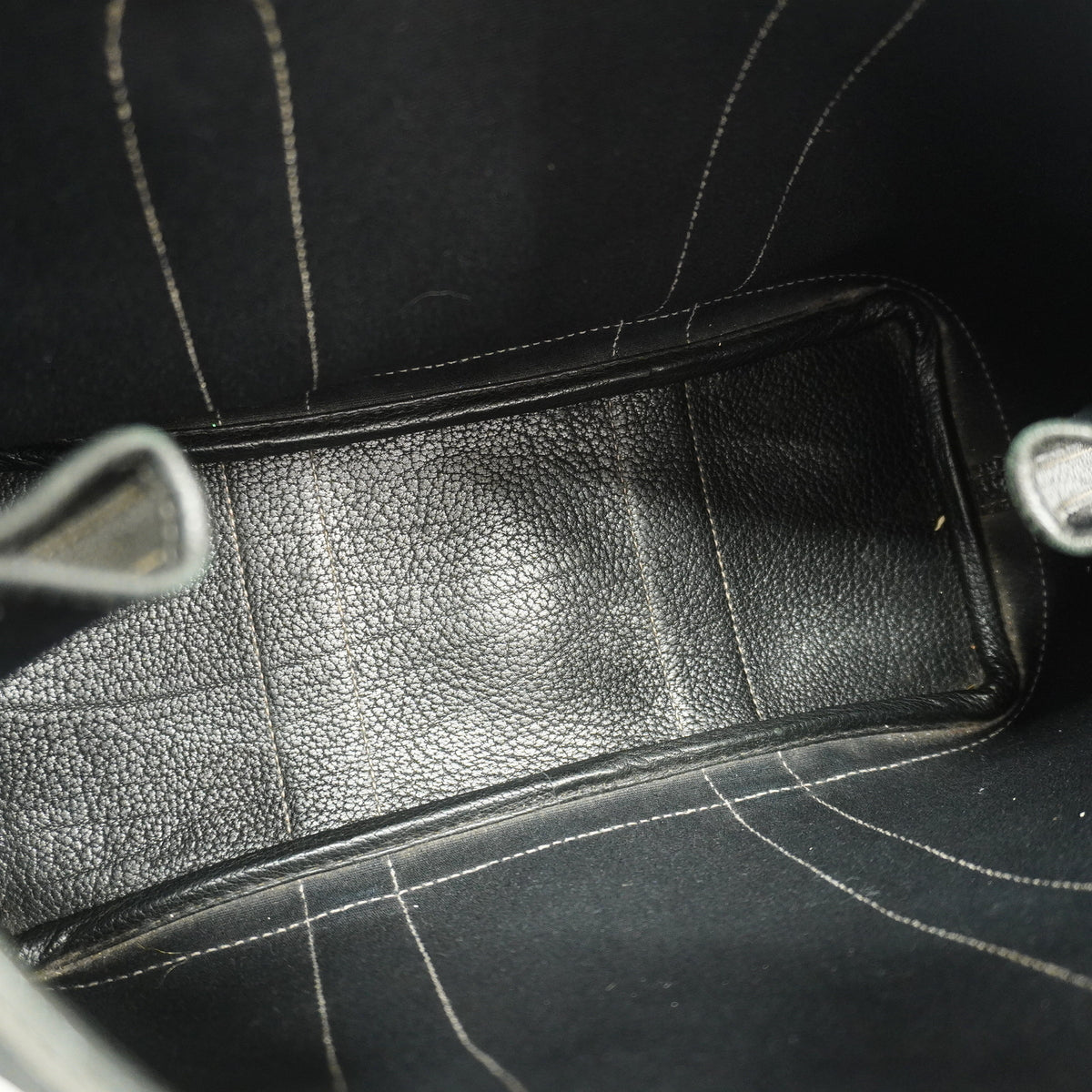 【6ie7291】エルメス トートバッグ ガーデンパーティTPM トワルオフィシエ ブラック シルバー金具 □H刻印 2wayバッグ【中古】レディース