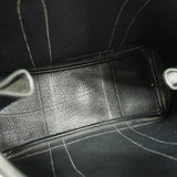 【6ie7291】エルメス トートバッグ ガーデンパーティTPM トワルオフィシエ ブラック シルバー金具 □H刻印 2wayバッグ【中古】レディース