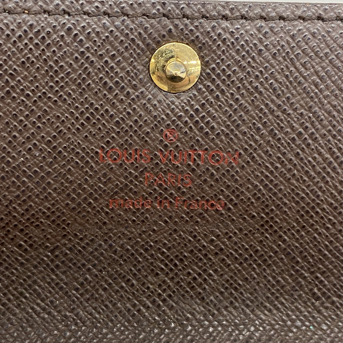 【6ie7302】ルイヴィトン キーケース ダミエ ミュルティクレ6 N62630 エベヌ【中古】レディース