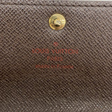 【6ie7302】ルイヴィトン キーケース ダミエ ミュルティクレ6 N62630 エベヌ【中古】レディース