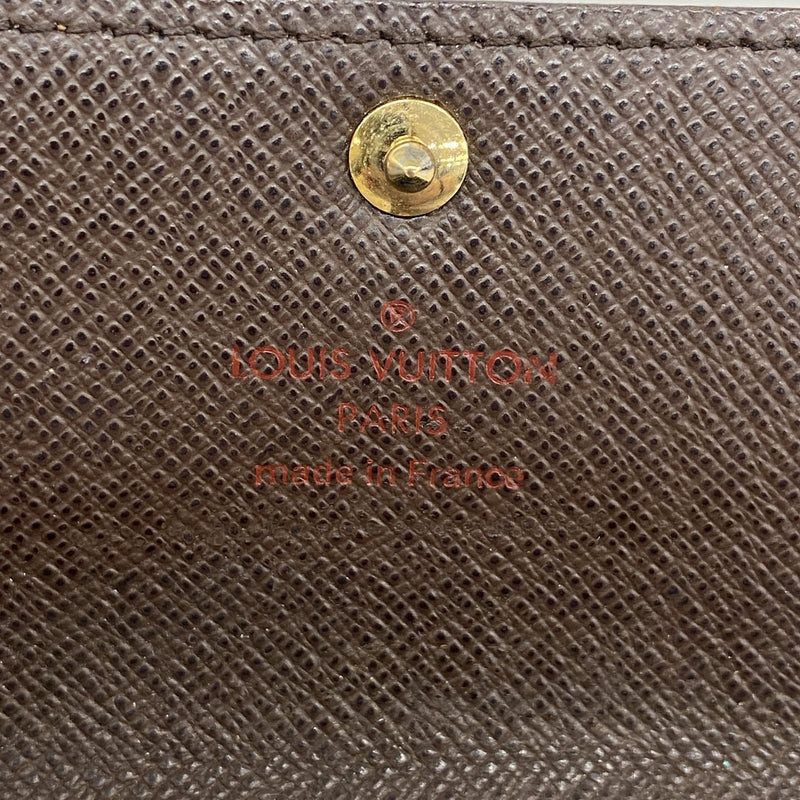 【6ie7302】ルイヴィトン キーケース ダミエ ミュルティクレ6 N62630 エベヌ【中古】レディース