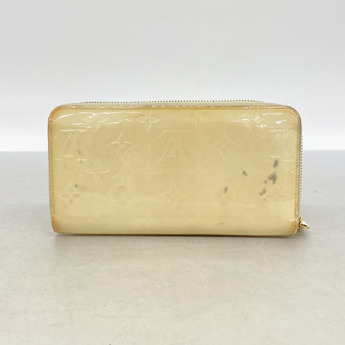 【6ie7303】ルイヴィトン 長財布 ヴェルニ ジッピーウォレット M91459 ブロンコライユ【中古】レディース