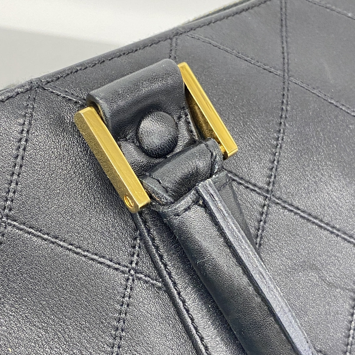 【6ie7304】シャネル ハンドバッグ ビコローレ ラムスキン ブラック ゴールド金具 2wayバッグ【中古】レディース