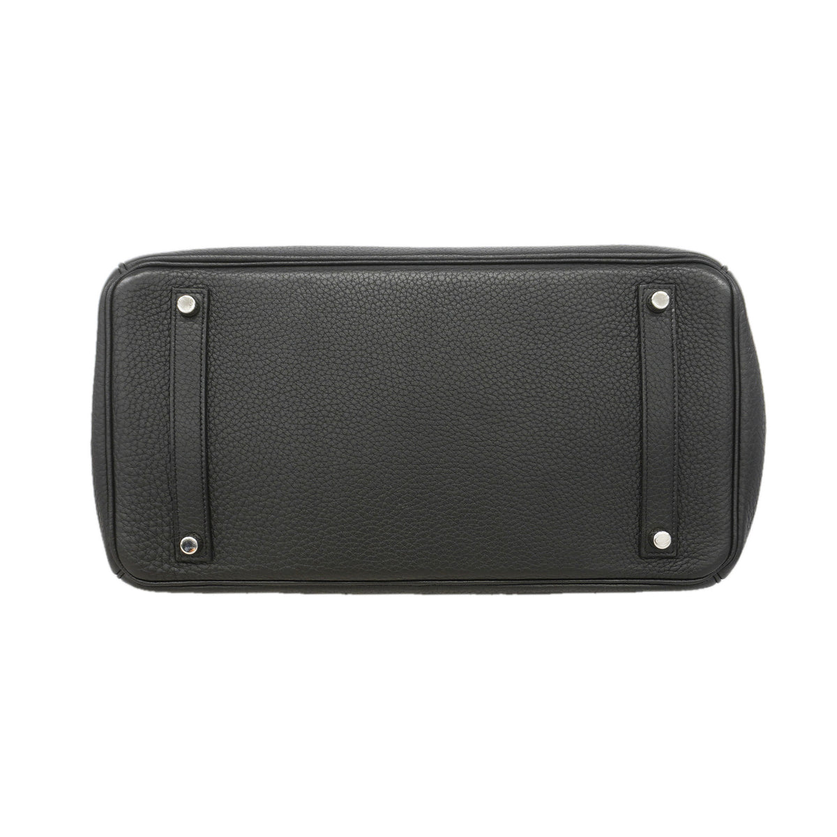 【6ie7310】エルメス ハンドバッグ バーキン35 トゴ ブラック シルバー金具 □M刻印【中古】レディース