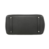 【6ie7310】エルメス ハンドバッグ バーキン35 トゴ ブラック シルバー金具 □M刻印【中古】レディース