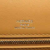 【6ie7325-g】エルメス ハンドバッグ ケリー28 トワルアッシュ チャイ シルバー金具 U刻印 2wayバッグ【中古】レディース