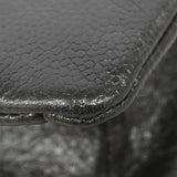 【6ie7328】シャネル ショルダーバッグ チェーンショルダー グレイン/シャイニーカーフスキン ブラック ゴールド金具【中古】レディース
