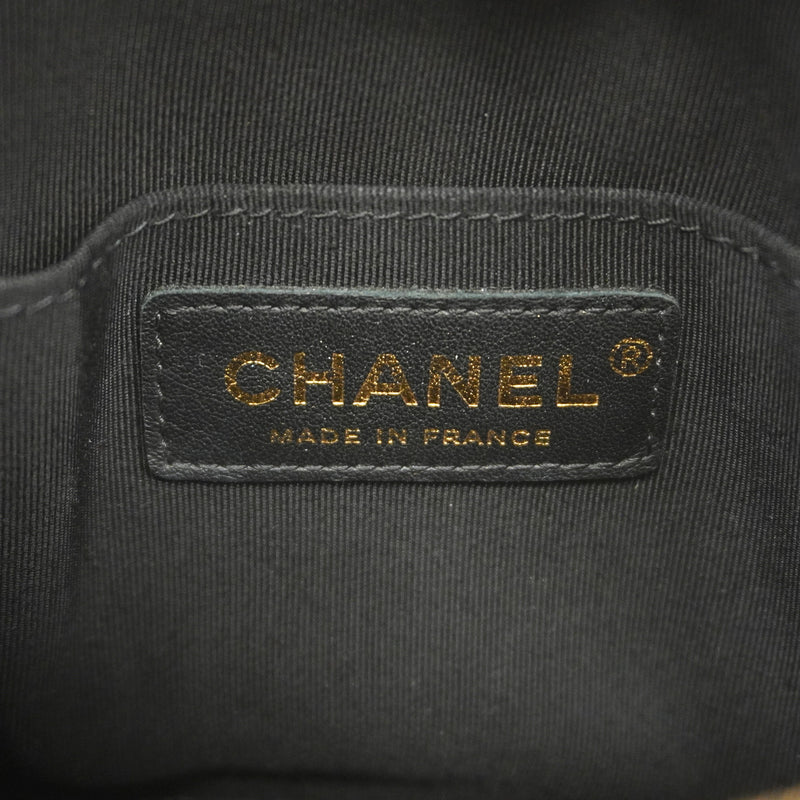 【6ie7329】シャネル ショルダーバッグ マトラッセ チェーンショルダー キャビアスキン ブラック シャンパンゴールド金具【中古】レディース