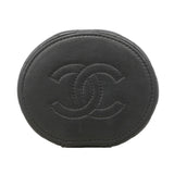 【6ie7331】シャネル バニティバッグ マトラッセ チェーンショルダー ラムスキン ブラック ゴールド金具 2wayバッグ【中古】レディース