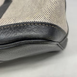 【6ie7332-h】エルメス トートバッグ ガーデンパーティPM トワルアッシュ ブラック ベージュ シルバー金具 □F刻印【中古】レディース