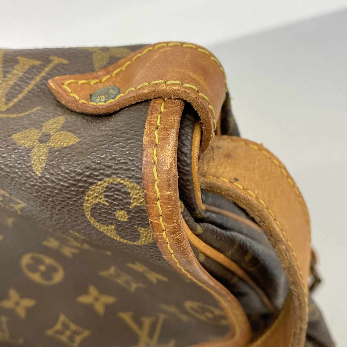 【6ie7334-h】ルイヴィトン ショルダーバッグ モノグラム ソミュール35 M42254 ブラウン【中古】レディース