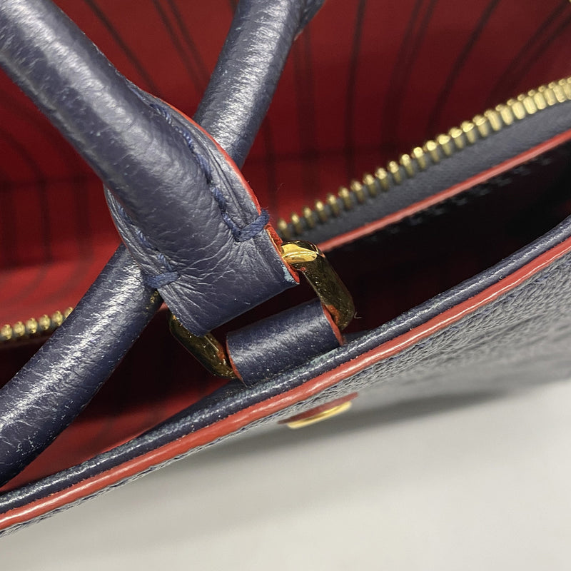 【6ie7336-h】ルイヴィトン ハンドバッグ モノグラム・アンプラント モンテーニュBB M42747 マリーヌルージュ【中古】レディース