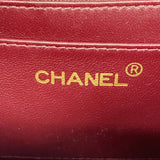 【6ie7342-h】シャネル ショルダーバッグ ダイアナ チェーンショルダー ラムスキン ブラック ゴールド金具【中古】レディース