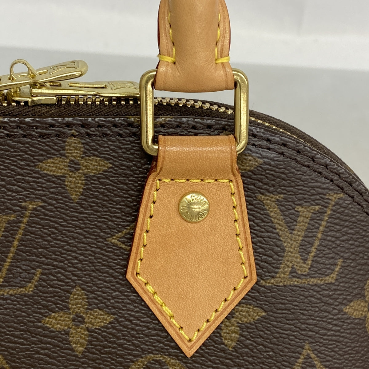【6ie7343-h】ルイヴィトン ハンドバッグ モノグラム アルマBB M46990 ブラウン【中古】レディース