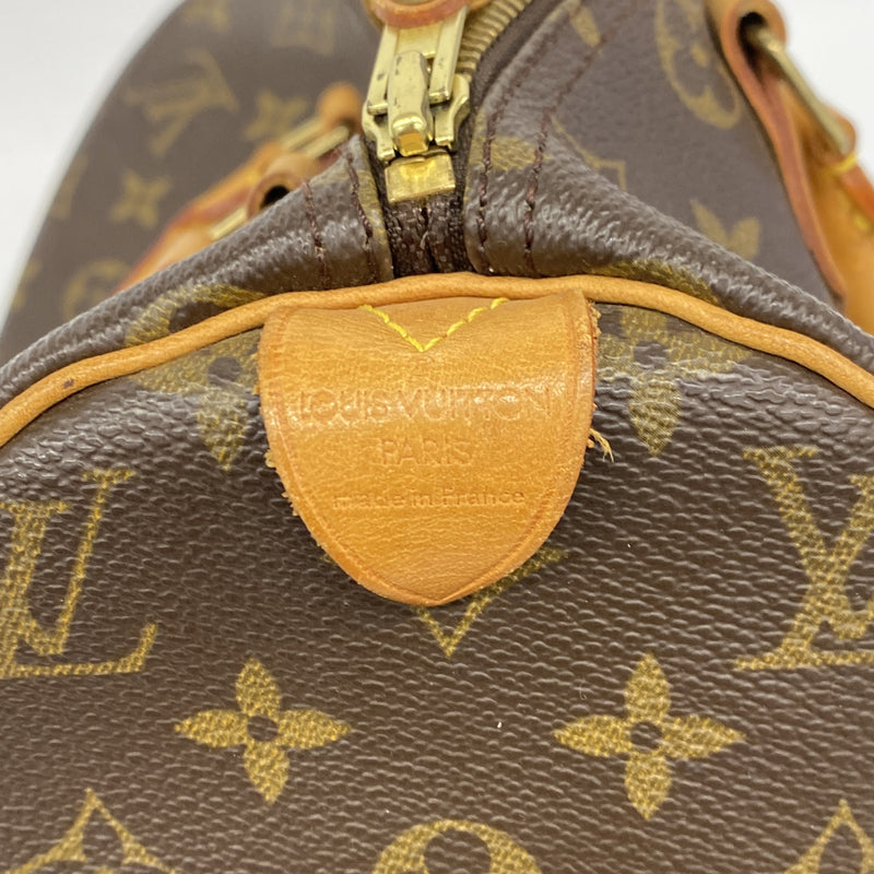 【6ie7354】ルイヴィトン ハンドバッグ モノグラム スピーディ30 M41108 ブラウン【中古】レディース