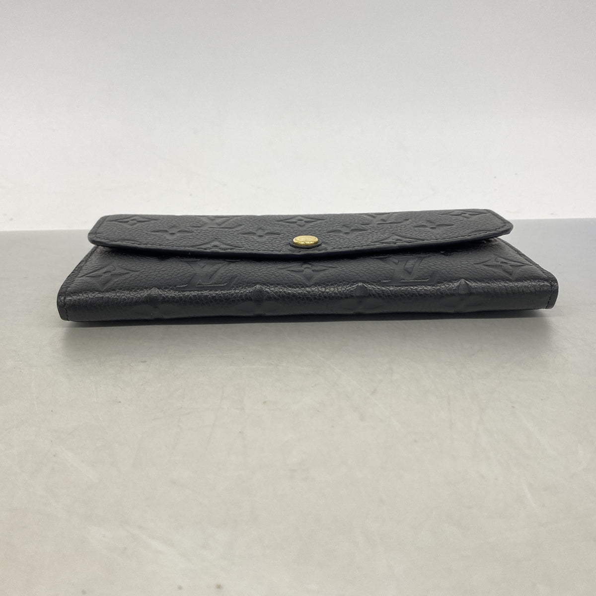 【6ie7357】ルイヴィトン 長財布 モノグラム・アンプラント ポルトフォイユエミリー M62369 ノワール【中古】レディース
