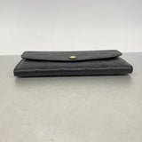 【6ie7357】ルイヴィトン 長財布 モノグラム・アンプラント ポルトフォイユエミリー M62369 ノワール【中古】レディース