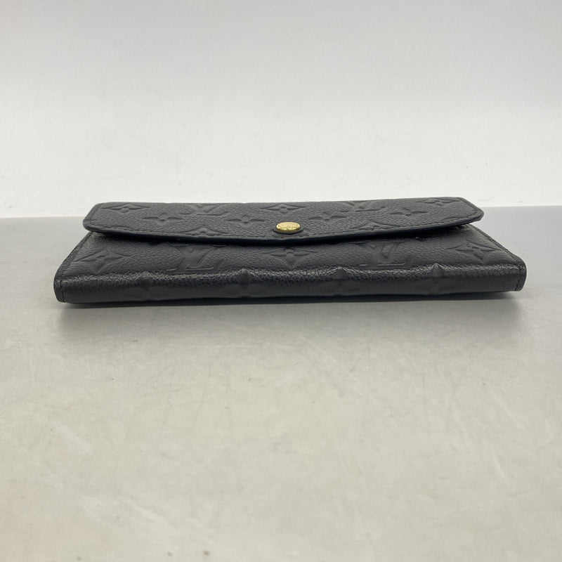 【6ie7357】ルイヴィトン 長財布 モノグラム・アンプラント ポルトフォイユエミリー M62369 ノワール【中古】レディース