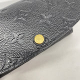 【6ie7357】ルイヴィトン 長財布 モノグラム・アンプラント ポルトフォイユエミリー M62369 ノワール【中古】レディース