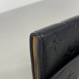 【6ie7357】ルイヴィトン 長財布 モノグラム・アンプラント ポルトフォイユエミリー M62369 ノワール【中古】レディース