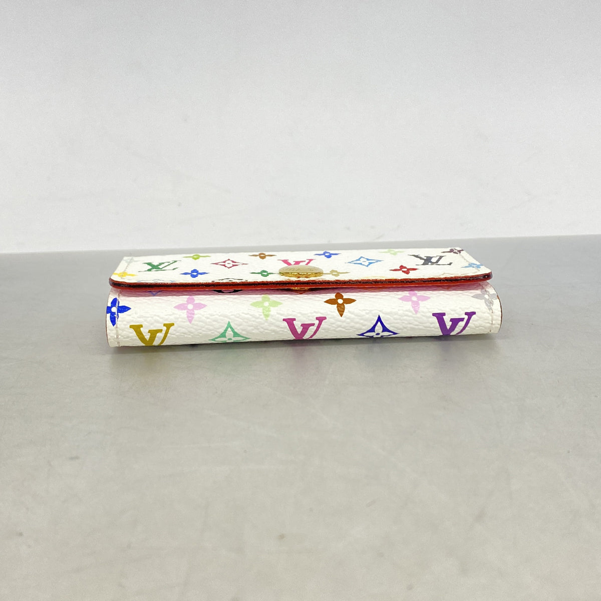 【6ie7358】ルイヴィトン キーケース モノグラム・マルチカラー ミュルティクレ4 M93731 ブロン/リッチ【中古】レディース