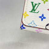 【6ie7358】ルイヴィトン キーケース モノグラム・マルチカラー ミュルティクレ4 M93731 ブロン/リッチ【中古】レディース