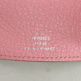 【6ie7369】エルメス キーケース ベアンキーケース シェブルミゾル ローズエテ シルバー金具 Y刻印【中古】レディース