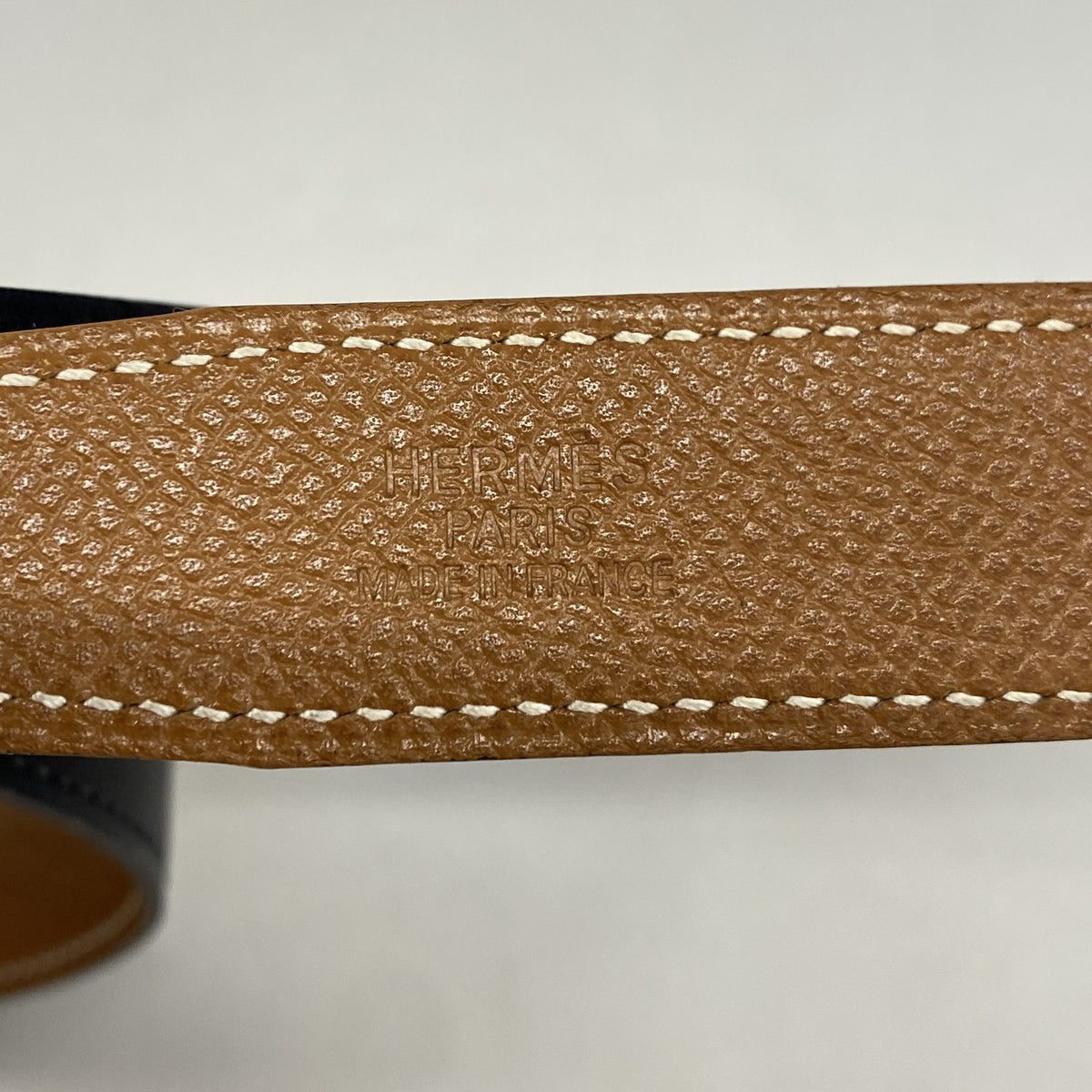 【6ie7377】エルメス ベルト コンスタンスHベルト ボックスカーフ ブラック ゴールド金具 □C刻印【中古】レディース