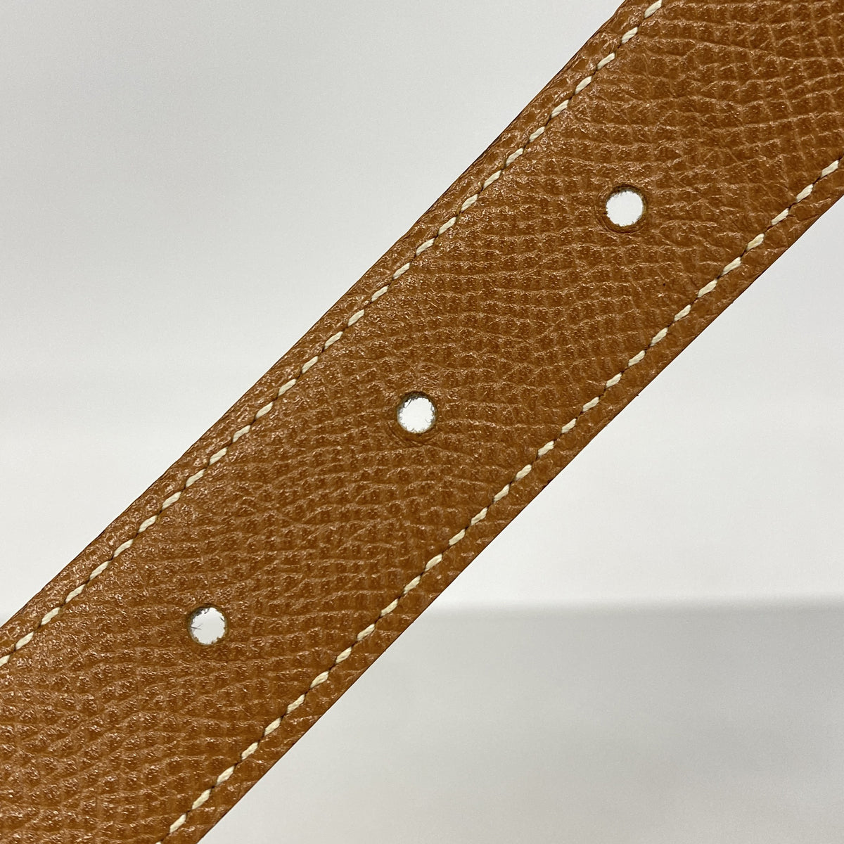【6ie7377】エルメス ベルト コンスタンスHベルト ボックスカーフ ブラック ゴールド金具 □C刻印【中古】レディース