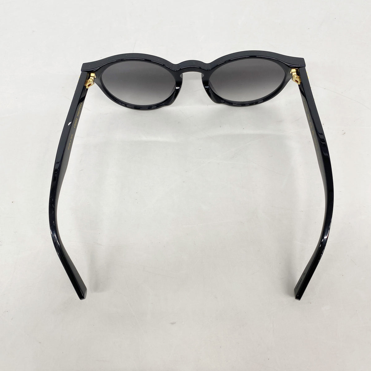 【6ie7389】ルイヴィトン サングラス ミニグラムラウンドサングラス Z2653U ブラック【中古】メンズ レディース ユニセックス