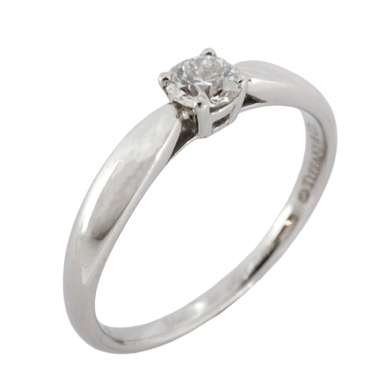 ★在庫処分★最終価格【6jab0186】ティファニー リング ハーモニー 1PD Pt950 プラチナ ダイヤモンド 0.24ct 12号【中古】レディース