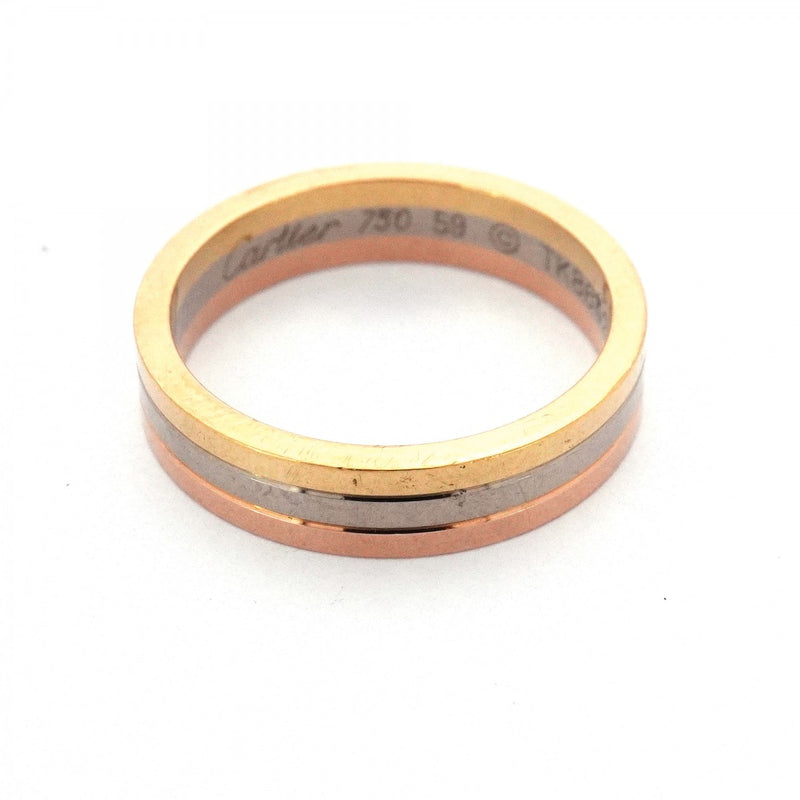 ★在庫処分★最終価格【6jbb0121】カルティエ リング トリニティ ヴァンドーム K18YG イエローゴールド K18WG ホワイトゴールド K18PG ピンクゴールド ＃59【中古】メンズ